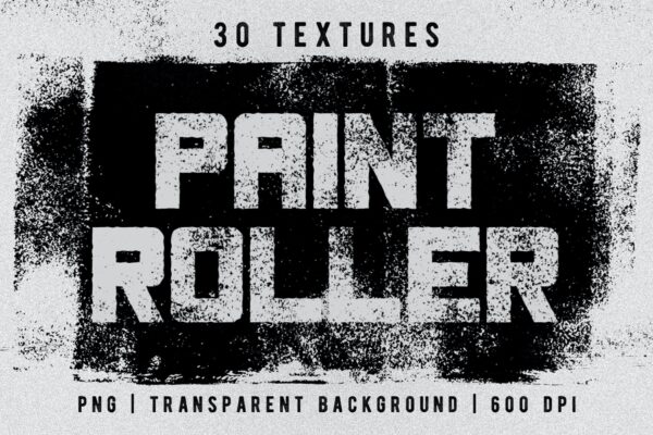 30款水墨油漆效果背景纹理包 30 Paint Roller Textures【第161期】