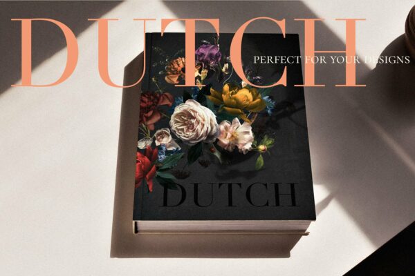 奢华复古宫廷花卉植物海报视觉设计PNG图片素材 Vintage Floral Clip Art – Dutch【第263期】