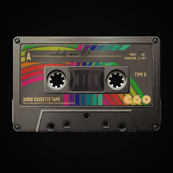 潮流复古盒式磁带录音带设计智能贴图展示样机模板 Undead’s Mix ’80-第541期-