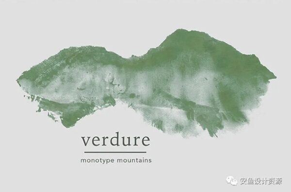 山形水彩抽象纹理背景verdure -第793期-
