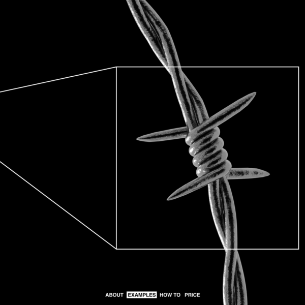 30款高清镀铬金属3D渲染带刺铁丝网PNG透明图片设计素材 Barbed Wire Graphic Pack-第757期-