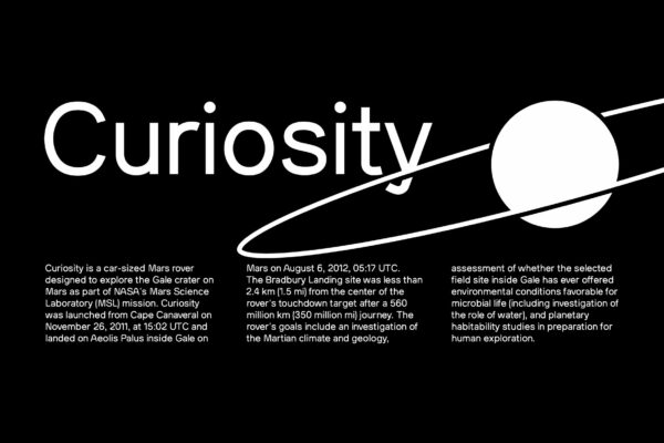 40款现代几何和画册海报Logo标题无衬线英文字体家族Salih Kizilkaya – SK Curiosity-第1957期-