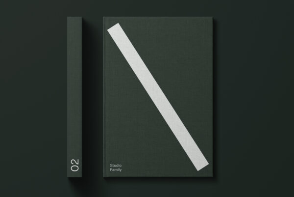 高质量浮雕压印效果书籍封面设计展示样机模板 Book 02 Standard Mockup