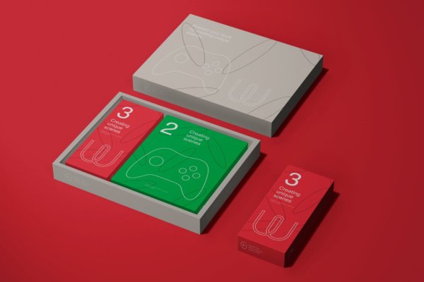 时尚产品包装纸盒设计展示PS贴图样机素材 Paper Boxes Mockup-第2175期-
