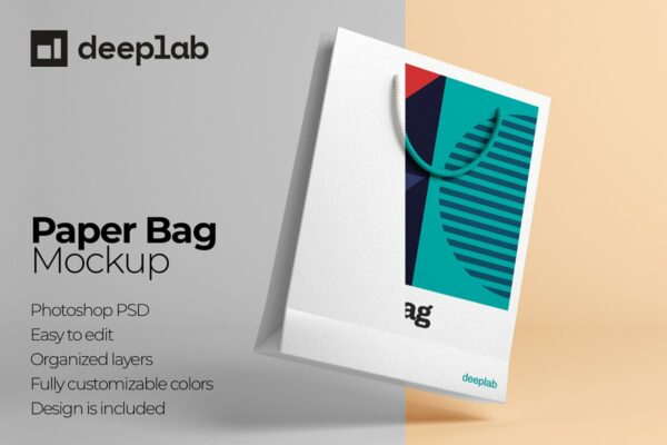 纸质手提袋设计预览样机模板合集 Paper Bag Mockup – 10 Sets-第2148期-