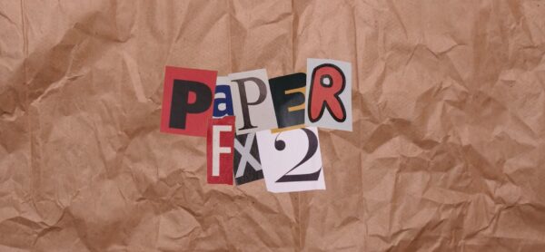 视频转场素材 纸板警示剪贴画胶带卡片4K转场过渡Paper FX视频PR/FCPX-第2345期-