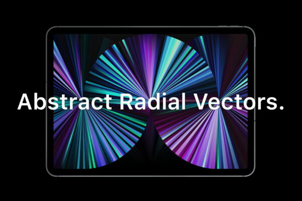 27款炫彩未来科幻抽象激光镭射径向万花筒背景底纹Ai素材源文件 Abstract Radial Vectors
