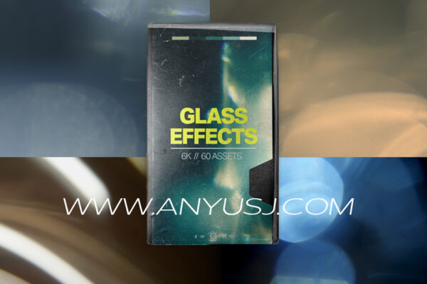 60+抽象玻璃反光折射光斑光晕效果 GLASS EFFECTS-第2352期-
