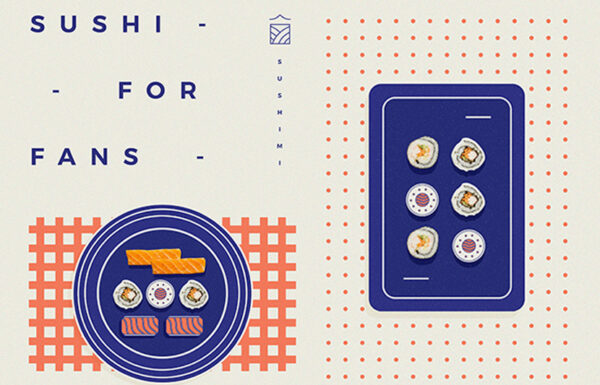 18款日式日料寿司餐厅食物插画海报详情推文排版设计PSD源文件-第2438期-