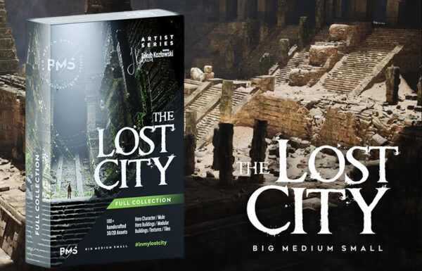 「失落之城」西部牛仔探索古墓丽影游戏建筑人物3D场景模型（含UE/VR文件）LOST CITY-第2476期-