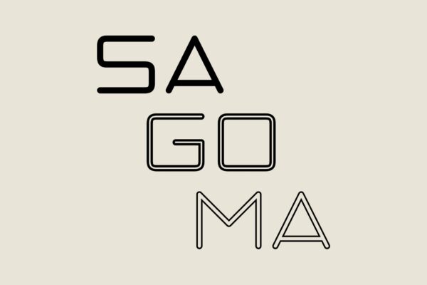 3款现代极简未来科技感Logo设计海报标题字体家族Sagoma Font Family-第2654期-