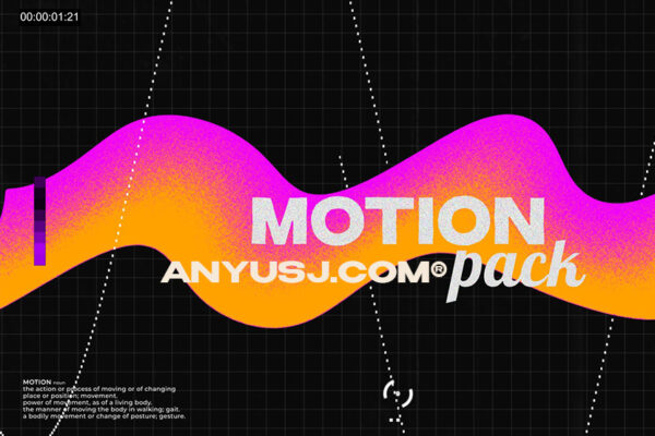 14款现代动态图形动画AE项目文件STRY MOTION PACK