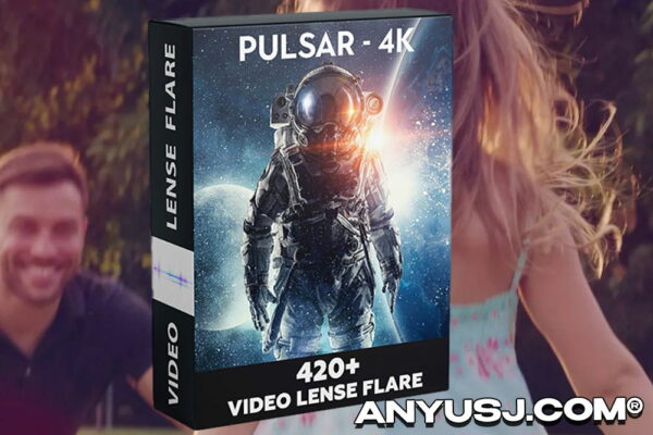 420+4K高清视频镜头光晕光线叠加素材PULSAR4K 420+ VIDEO LENS FLARE-第3349期-