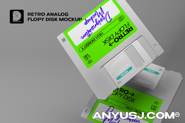 DST 模拟软盘 3D 模型DST Analog Floppy Disk 3D Mockup