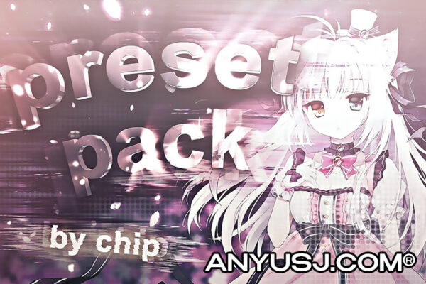 50+AE视频转场过渡预设+字体视频后期编辑包chip preset pack 3-第3295期-