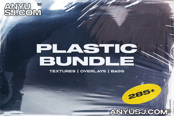 285款专业质感潮流透明真空密封塑料包装袋保鲜膜气泡袋叠层PNG 图片素材 Plastic Bundle Branding Wrap Texture-第1076期-