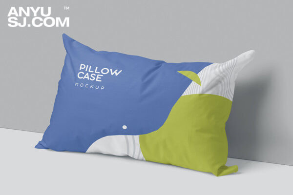 4款长方形矩形枕头枕套设计展示样机组合Rectangle Pillow Case Mockups
