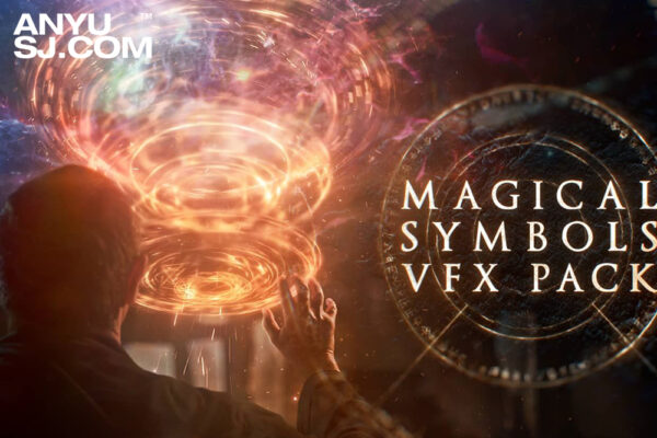 4K视频-80款魔法星芒阵奇幻科幻未来能量波动好莱坞电影大片后期特效素材TriuneDigital – Magical Symbols VFX Pack-第3885期-