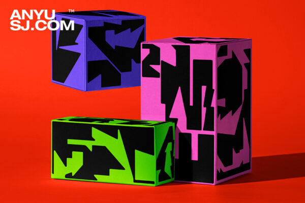 质感方形包装盒纸盒产品包装品牌设计展示PSD样机Packaging Brand Psd Boxes Mockup Set-第4033期-