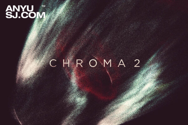 25款未来科技流沙光线星云粒子颗粒抽象星球星际背景设计套装Chroma 2 Abstract Textures-第4197期-