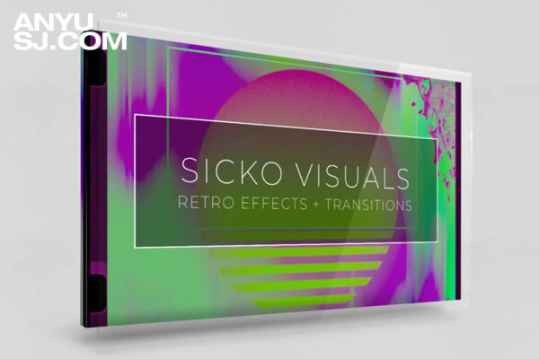 50+复古胶片颗粒纹理视频过渡转场叠加+音效素材套装Vamify- SICKO VISUALS-第4291期