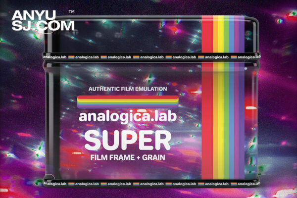 14款4K 8/16mm复古胶片PNG/MOV视频图片遮罩素材Analogica Lab – SUPER FILM FRAME + GRAIN-第4328期-