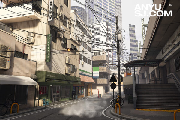 UE模型 虚幻商城模块化城市火车车站通道3D模型设计资源包 Unreal Engine Marketplace – Modular Urban City Asset Megapack (4.20 – 4.27, 5.0)