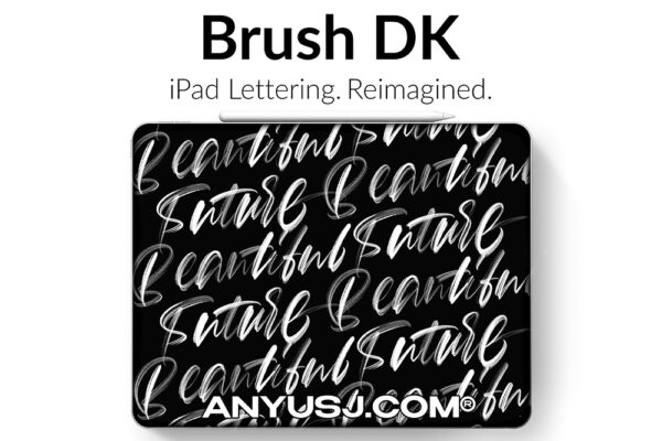 16款水墨涂鸦逼真水彩手绘Procreate画笔套装Brush DK for Procreate!