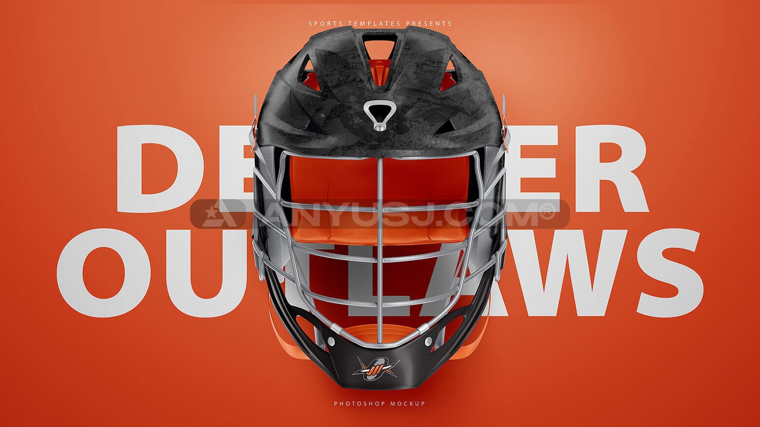 Lacrosse Helmet Mockup Template – Sports Templates