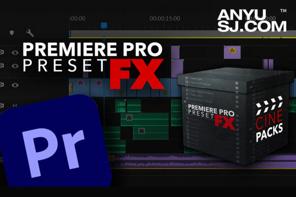 65+PR相机抖动发光闪烁缩放视频转场过渡预设套装CinePacks – Premiere Pro Preset FX-第5370期-