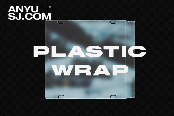 25款高清复古质感透明塑料袋包装袋PNG免扣设计叠加背景肌理元素套装PLASTIC WRAP PNG PACK VOL.5