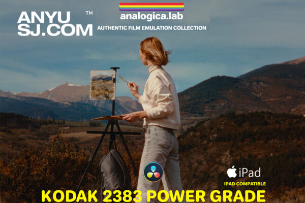 达芬奇PowerGrade真实复古手工柯达KODAK 2383胶片视频摄影调色luts套装 Analogica Lab – Kodak 2383 PowerGrade-第6267期-