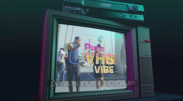 10款复古VHS信号失真老式摄像机PR叠加标题预设套装Pure VHS Vibe-第6421期-