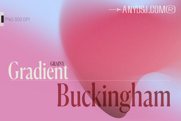 10款弥散光渐变抽象艺术背景壁纸图片Buckingham Grainy Gradient