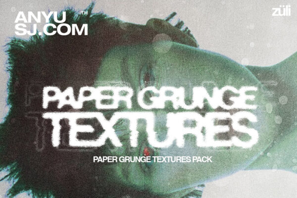 50+复古颗粒噪点污迹墙面斑驳背景肌理纹理图片设计套装Paper Grunge Textures Pack-第6435期-