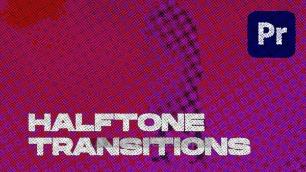 15款复古街头半调波点视频转场过渡PR预设特效套装Halftone Dots Transitions Premiere Pro-第6550期-