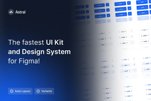 极简电子商务虚拟产品服务博客资源站网页网站UI设计套件Astral Product Starter UI Kit