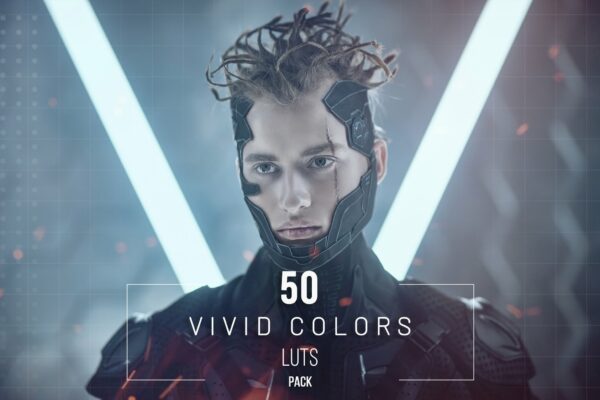 50款现代电影大片后期视频图片调色luts预设套装50 Vivid Colors LUT Collection