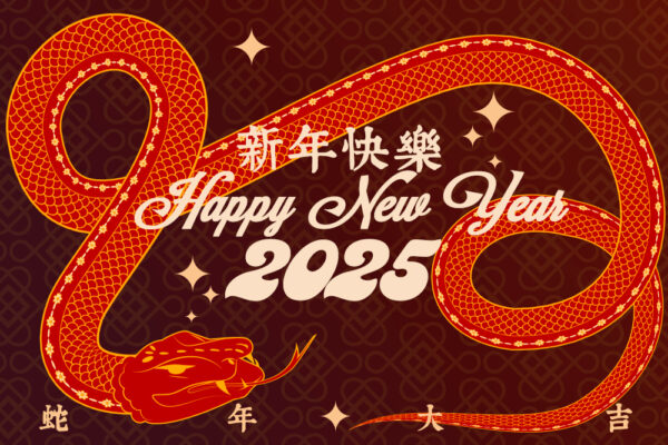 20款国风2025新年春节除夕元旦跨年蛇年手绘banner海报横幅EPS矢量分层源文件精选Year of Snake banners 10 -第8494期-