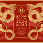 20款2025新年蛇年春节除夕EPS矢量海报手绘插画图案插图源文件合集Year of Snake banners 18-第8588期-