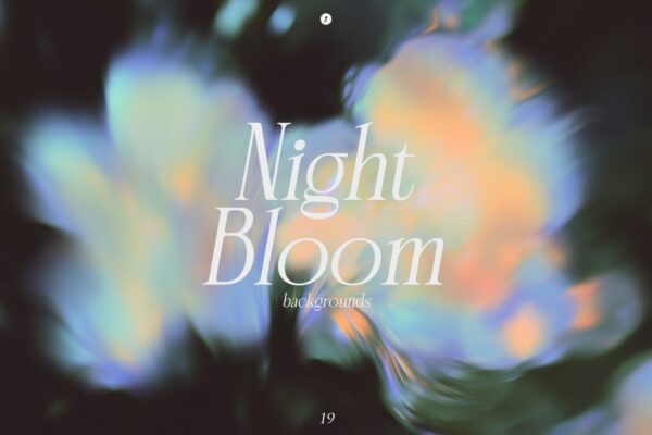 19款现代抽象艺术夜幕彩虹繁花渐变弥散光背景JPG壁纸图片Nightbloom gradient backgrounds-第8831期-