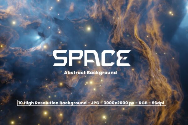10款未来火焰爆炸科技科幻外太空星云星际空间背景壁纸JPG图片Space background 5