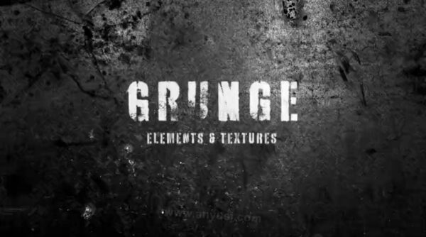 83款复古动态街头涂鸦颗粒噪点背景MOV元素叠加肌理视频素材Grunge Elements & Textures-Motion science-第9014期-