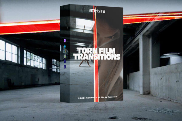 复古真实纸张撕裂撕纸毛边动态视频转场过渡MOV素材含音效AcidBite -TORN FILM TRANSITIONS-第9052期-