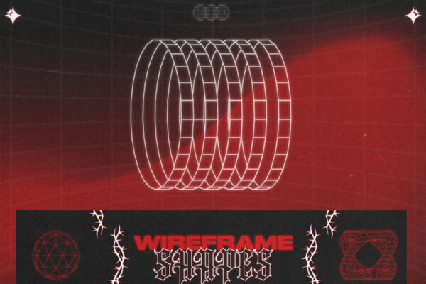 88款未来主义几何抽象艺术AI矢量图形插图形状PNG图片设计套装Wireframe Shapes pack-第9194期-