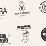 16款现代咖啡VI品牌logo徽标贴纸AI矢量图形设计套装Cafe Logo Kit Template | Illustrator-第9223期-
