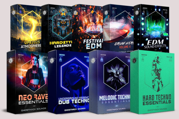 5600+电影大片Vlog视频背景音乐WAV无损音效素材合集Ghosthack – Ultimate Techno Bundle 2025-第9435期-