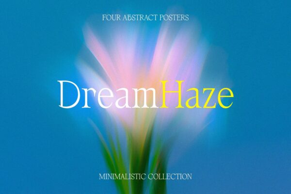 20款梦幻朦胧抽象艺术模糊花朵花卉JPG背景图片Dream Haze Flower Posters-第9626期-